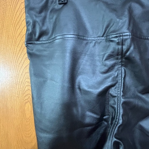 Black Faux Leather Pants Large NWOT - Picture 6 of 7